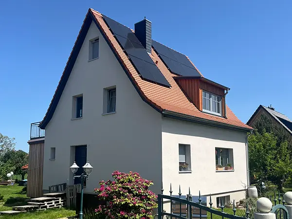 Einfamilienhaus nach der Sanierung