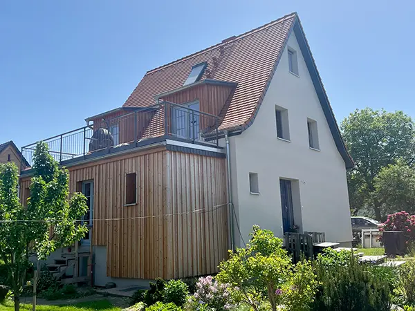 Einfamilienhaus in Kleinopitz nach der Sanierung